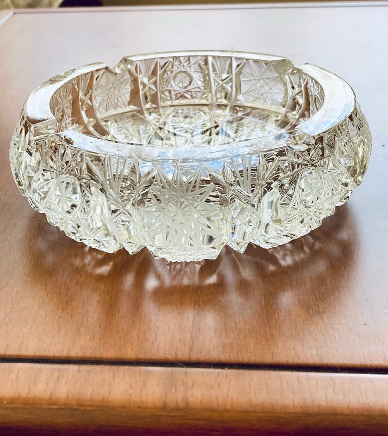 Kristal kesim kül tablası. - Görsel 4