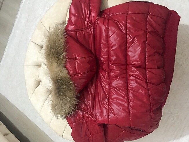 s Beden bordo Renk Moncler kadın mont