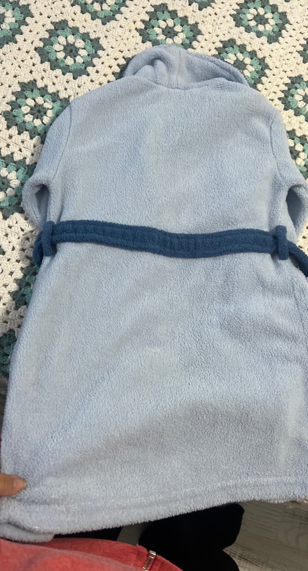 Mavi Erkek Çocuk Bornoz - Görsel 3