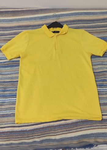 Sarı Erkek Polo Yaka Tişört