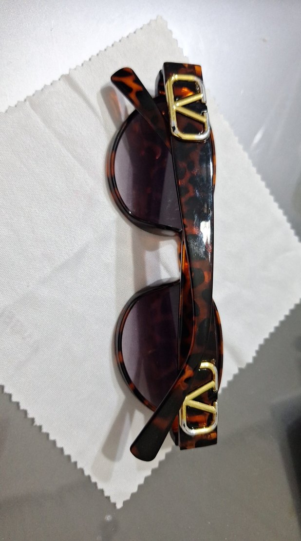 Kahverengi Transparan Retro Kadın Gözlüğü - Görsel 2