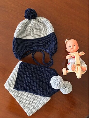 Zara Bebek atkı bere takımı