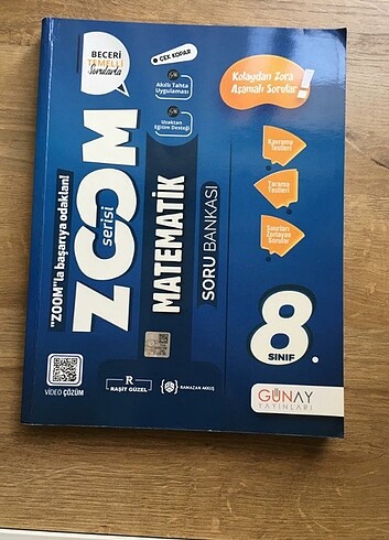 Günay yayınları 8.sınıf zoom matematik soru bankası