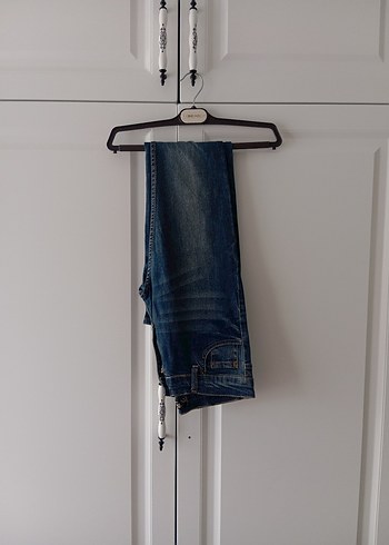 Kadın Lacivert Midi Boy Kot Pantolon