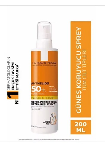 La Roche posay güneş spreyi