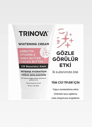 Trinova beyazlatıcı Krem 