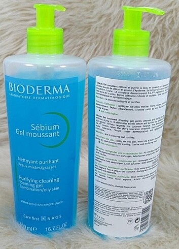 Bioderma sebium gel moussant yüz temizleme Jeli 