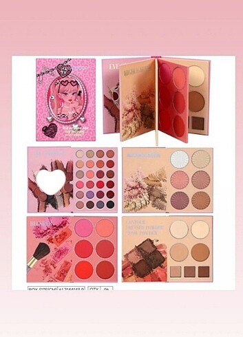 Christine 3 in 1 palette kitap far paleti 
