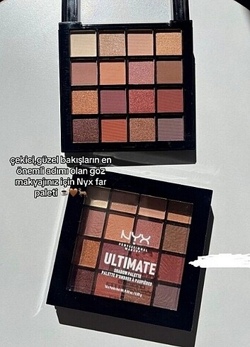 Nyx far paleti 