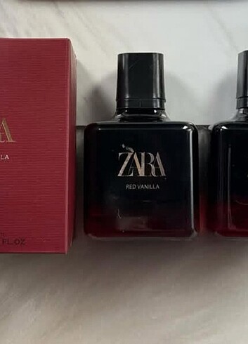 Zara red vanillia parfüm