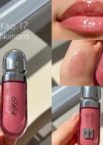 Kiko 17 Pembe Parlak Ruj