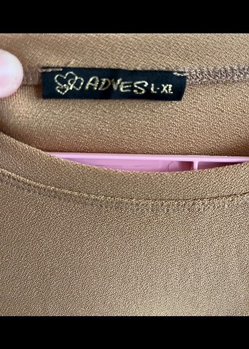 Bej Uzun Kollu Midi Kadın Tunik - Görsel 4