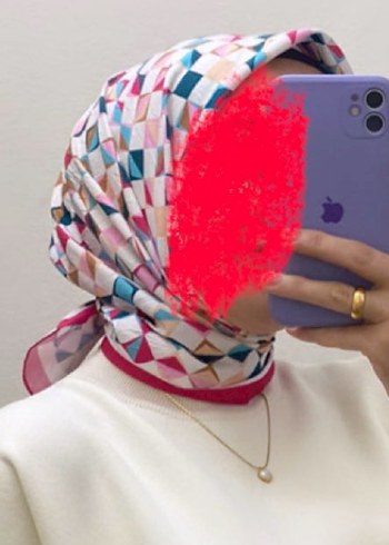 Dantel Detaylı Çok Renkli Kadın Eşarp - Görsel 6