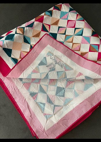 Dantel Detaylı Çok Renkli Kadın Eşarp - Görsel 3