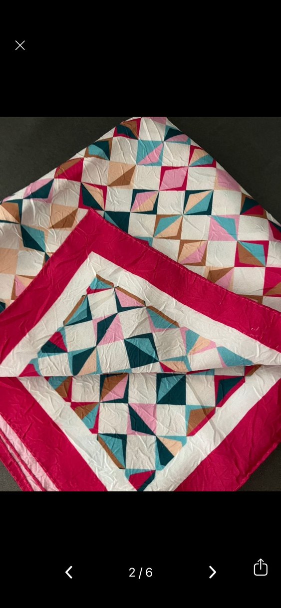 Dantel Detaylı Çok Renkli Kadın Eşarp - Görsel 2