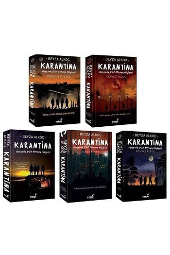 Karantina Serisi(5 kitap) İlk 4 kitap imzalı