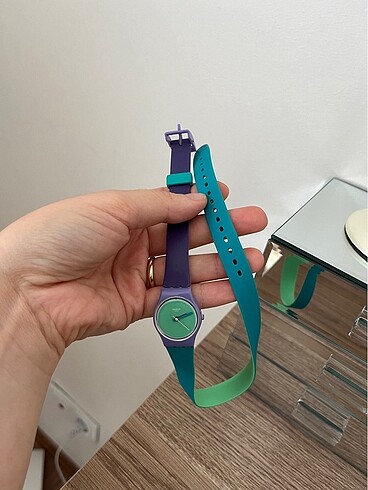 Unisex Swatch saat (fun ın blue ) orjinal