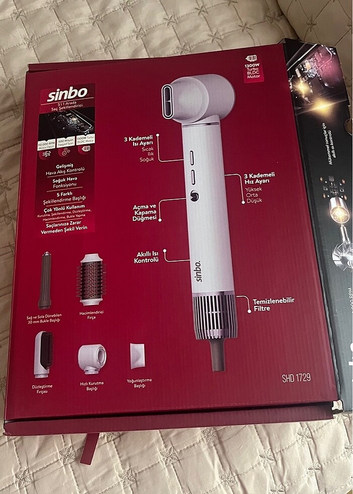 Sinbo saç şekillendirici - Görsel 2