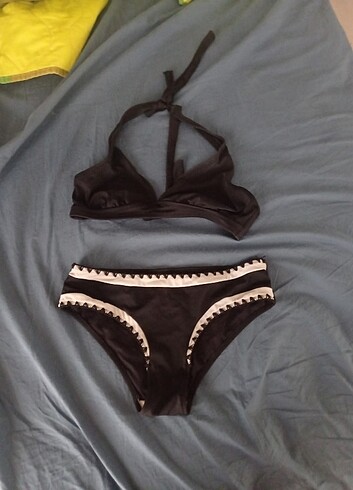 38 Beden siyah Renk Kadın bikini
