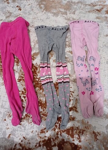 Kız bebek çocuk külotlu çorap  - Görsel 2