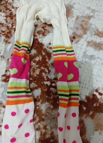 Kız erkek bebek çocuk külotlu çorap 12 18 ay  - Görsel 2