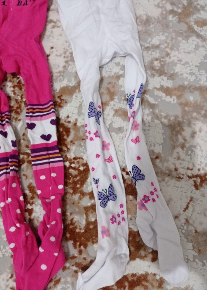 Kız bebek çocuk külotlu çorap 12 18 ay  - Görsel 4