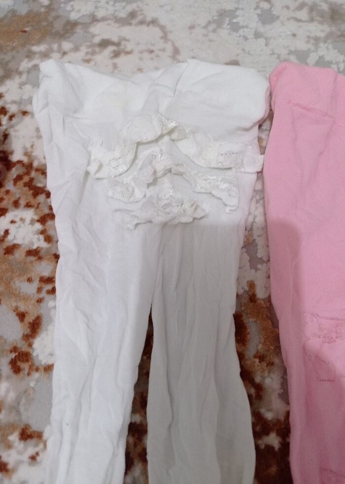 Kız bebek çocuk külotlu çorap 0 1 yas - Görsel 2