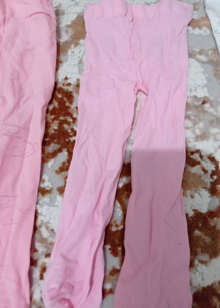 Kız bebek çocuk külotlu çorap  - Görsel 2