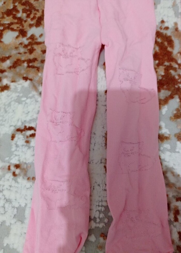 Kız bebek çocuk külotlu çorap  - Görsel 4