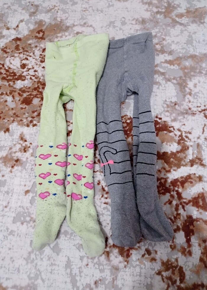 Kız erkek bebek çocuk külotlu havlu çorap 1 yas  - Görsel 2