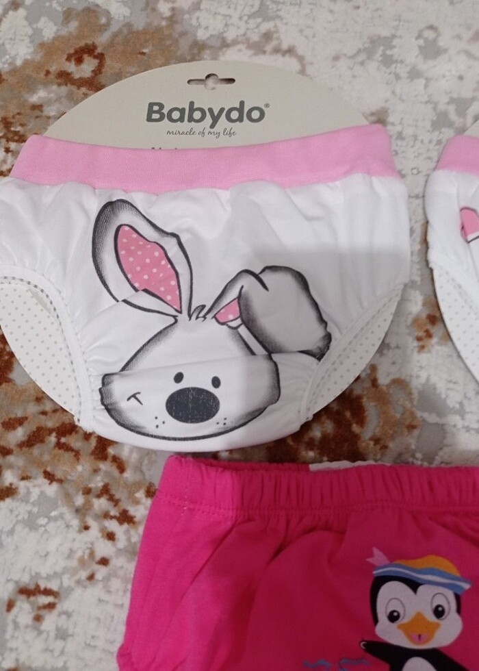 Kız bebek çocuk çiş külot  - Görsel 2