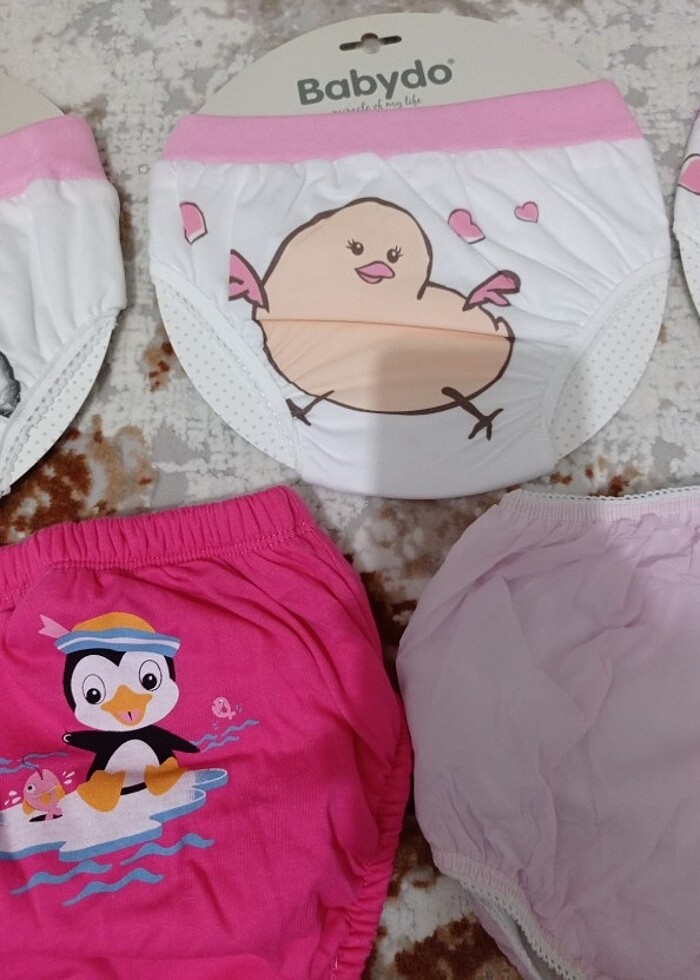 Kız bebek çocuk çiş külot  - Görsel 3