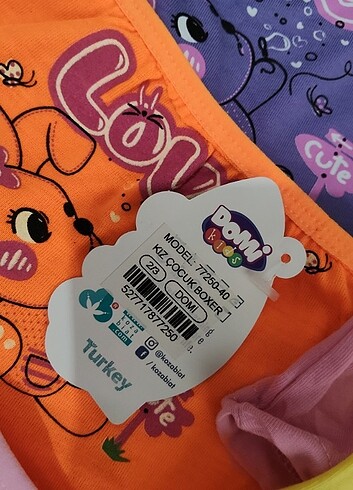 Kız cocuk 2 3 yas boxer - Görsel 5