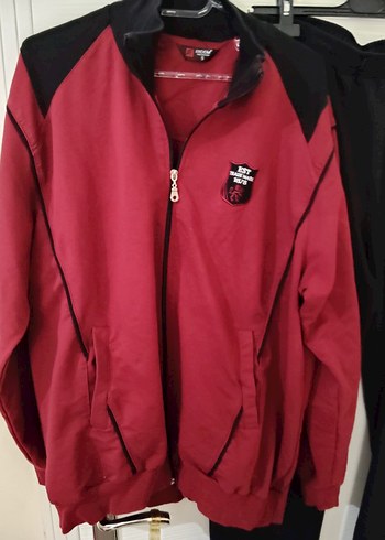 xxl Beden Bordo Siyah erkek Eşofman Takımı