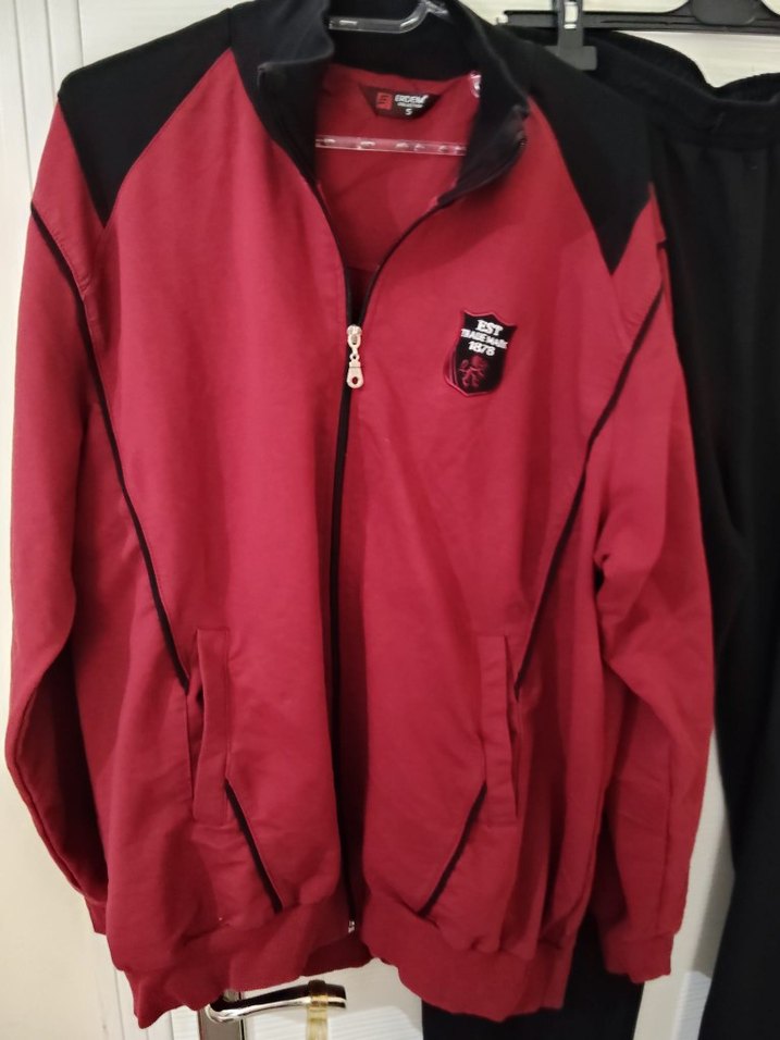 Bordo Siyah erkek Eşofman Takımı - Görsel 3