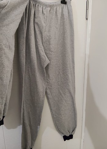 Gri Erkek Uzun Kollu Rahat Pijama Takımı - Görsel 5