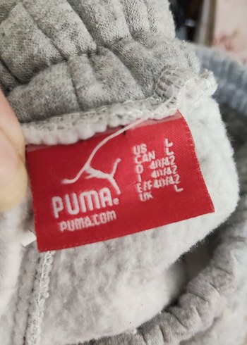 l Beden gri Renk Gri Kadın Puma Eşofman Altı
