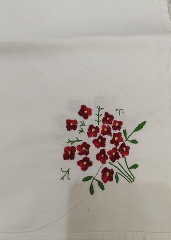 Beden Nakışlı vıntage sehpa masa örtüsü