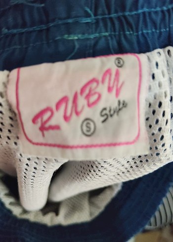 Mavi Kemerli Mini Erkek Spor denız  Şortu - Görsel 4