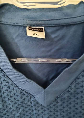 Erkek Lacivert Uzun Kollu V Yaka Pijama Takımı - Görsel 5