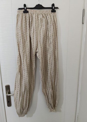 erkek Bej Bol Kesim pijama altı - Görsel 3