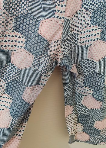 Pembe Pilili Bohem Mini Şort - Görsel 4