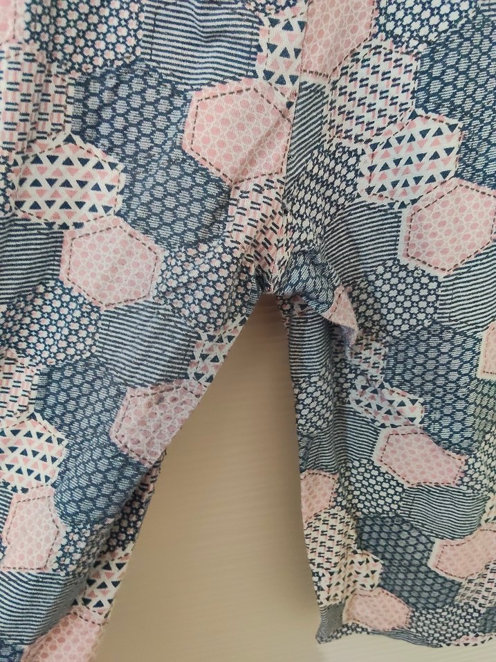 Pembe Pilili Bohem Mini Şort - Görsel 4