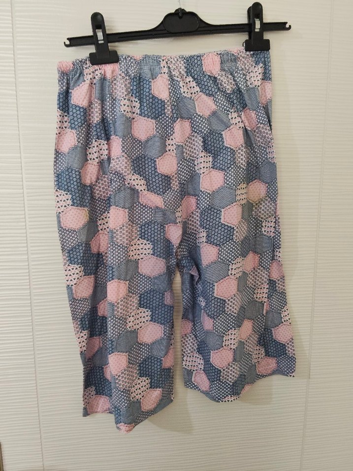 Pembe Pilili Bohem Mini Şort - Görsel 2