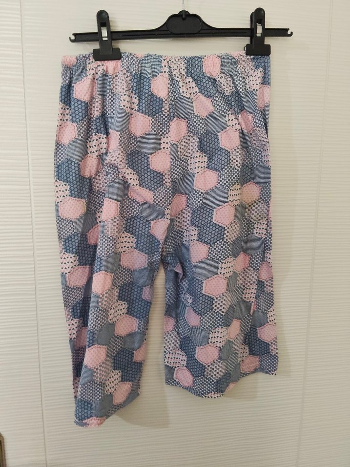 Pembe Pilili Bohem Mini Şort - Görsel 5