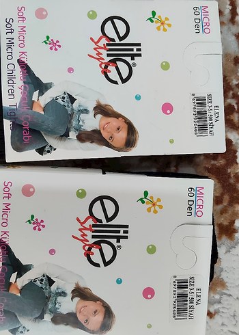 Baskılı Gri Beyaz Çocuk Külotlu Çorap