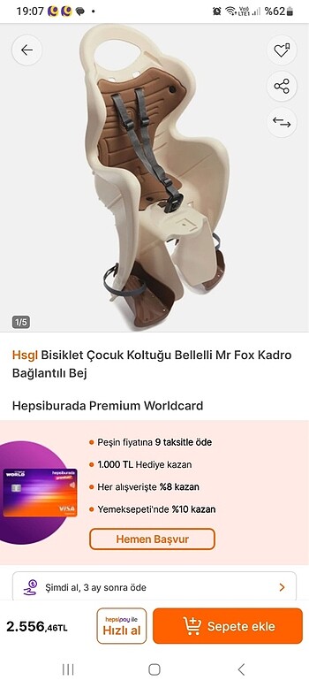  Beden kahverengi Renk Bisiklet koltuğu