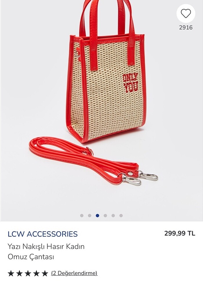 Lcw hasır çanta - Görsel 3