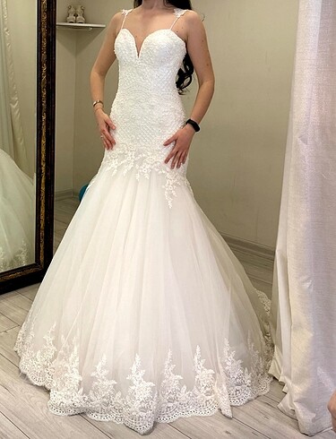 Özel dikim gelinlik 36-38 beden ayarlanıyor - Görsel 2