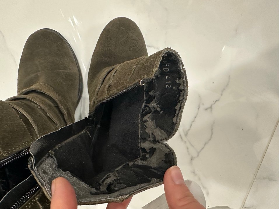 Derimod Süet Tokalı Kahverengi Biker Kadın Bot - Görsel 3